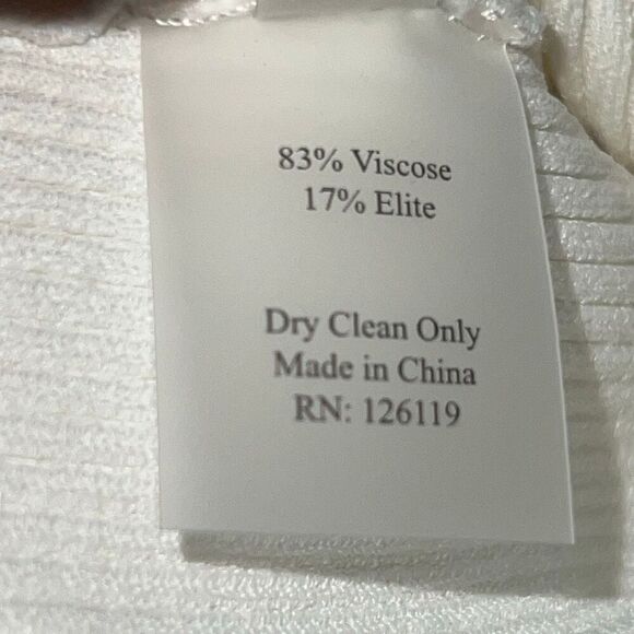 REVOLVE x Victor Glemaud White Ribbed Bodycon Mini Skirt, Women’s Small NWT - Picture 10 of 14